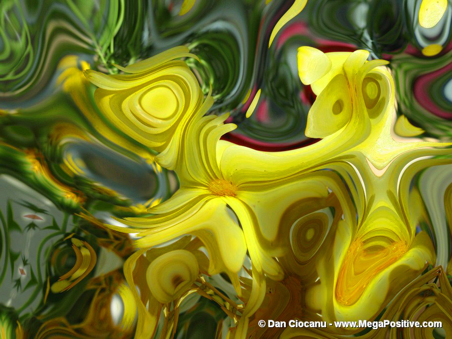original abstract art for sale - yellow artwork